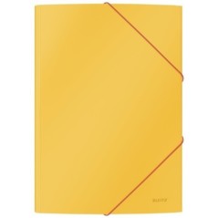 Pasta de Elásticos Leitz Cosy 3002-00-19 A4 250g 3 Abas Amarelo