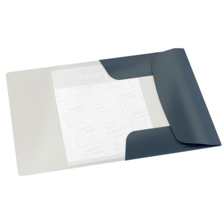 Pasta de Elásticos Leitz Cosy 3002-00-89 A4 250g 3 Abas Cinzento