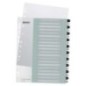 Índice de Plástico Leitz WOW 1217-00-00 A4+ PP 300µm 1 a 20