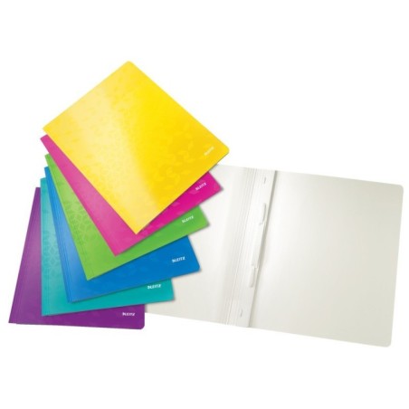Capa Dossier Leitz WOW 3001-11-99 A4 Cartolina 300g Emb.6 Sortido