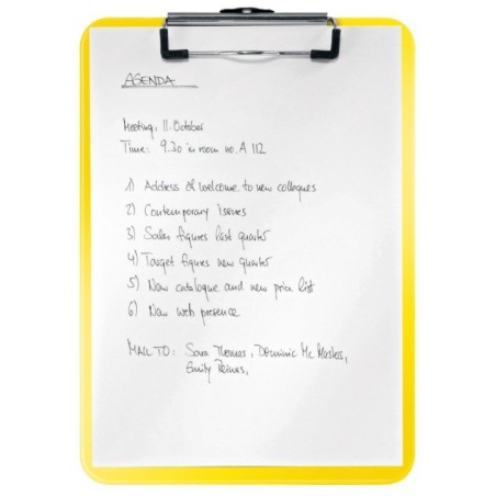 Prancheta de Escrita Leitz WOW 3971-00-16 A4 PS Amarelo Limão