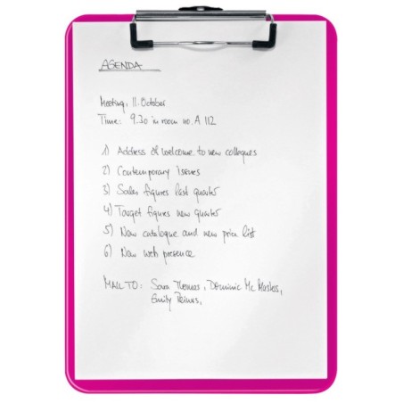 Prancheta de Escrita Leitz WOW 3971-00-23 A4 PS Rosa Metálico