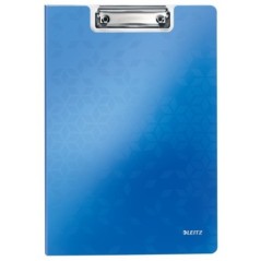 Capa Bloco Leitz WOW 4199-01-36 A4 Miniclip Superior Azul