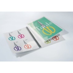 Bolsa de Plastificação GBC A4+ 125µm 3743156 Cx.100 Perfurada