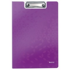 Capa Bloco Leitz WOW 4199-01-62 A4 Miniclip Superior Violeta