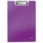 Capa Bloco Leitz WOW 4199-01-62 A4 Miniclip Superior Violeta Capa Bloco Leitz WOW 4199-01-62 A4 Miniclip Superior Violeta