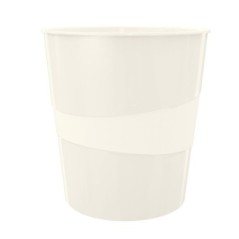 Cesto de Papéis Leitz WOW 5278-10-01 PP 15 Litros Branco