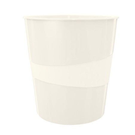 Cesto de Papéis Leitz WOW 5278-10-01 PP 15 Litros Branco