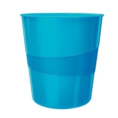 Cesto de Papéis Leitz WOW 5278-10-36 PP 15 Litros Azul