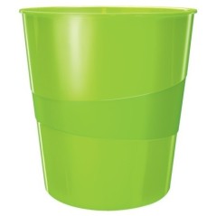 Cesto de Papéis Leitz WOW 5278-10-54 PP 15 Litros Verde