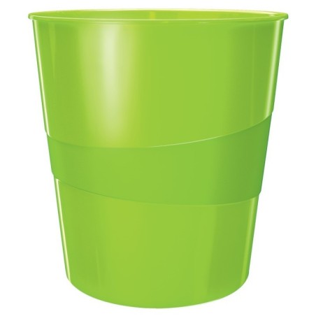 Cesto de Papéis Leitz WOW 5278-10-54 PP 15 Litros Verde