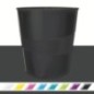 Cesto de Papéis Leitz WOW 5278-10-95 PP 15 Litros Preto