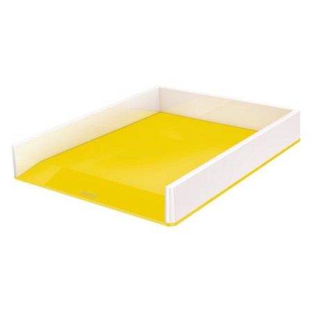 Tabuleiro de Secretária Leitz WOW 5361-10-16 A4+ PS Branco/Amarelo