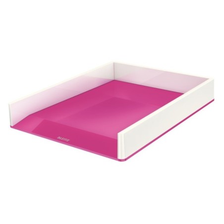 Tabuleiro de Secretária Leitz WOW 5361-10-23 A4+ PS Branco/Rosa