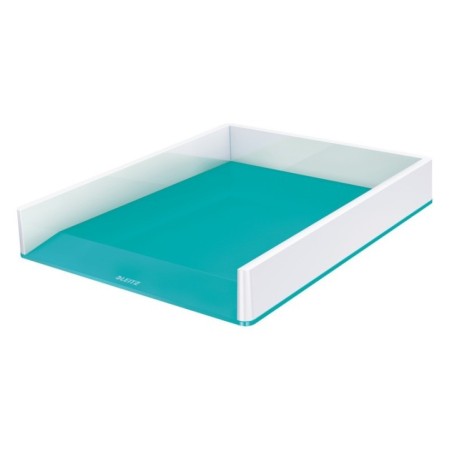 Tabuleiro de Secretária Leitz WOW 5361-10-51 A4+ PS Branco/Turquesa