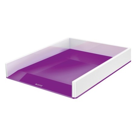 Tabuleiro de Secretária Leitz WOW 5361-10-62 A4+ PS Branco/Violeta