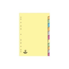 Separador de Cartolina A4 180g 12 Pestanas