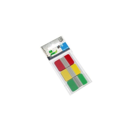 Marcador Index Info Notes 8742-09 25x38mm Rígido Emb.3x25 Amar/Verde/Verm