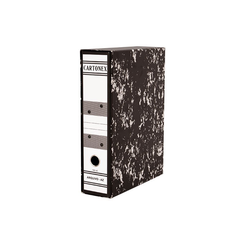 Pasta de Arquivo Definitivo Cartonex L/76mm A4 121-C AZ com Caixa