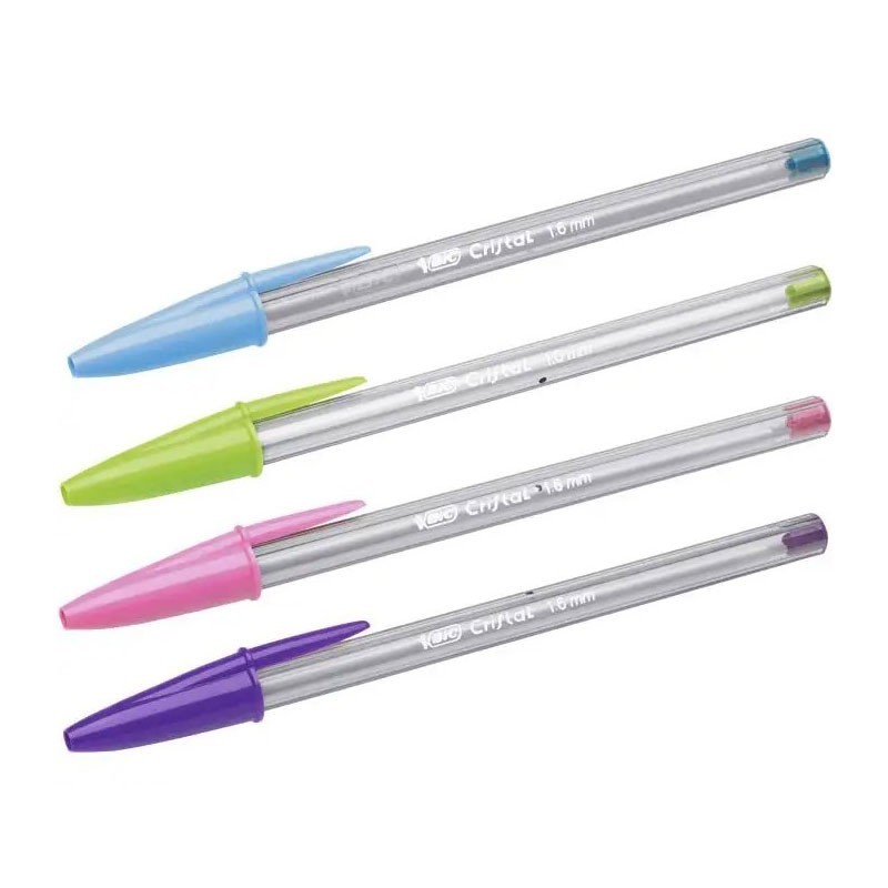 Esferográfica Bic Cristal Fun 1,6mm Emb.20 Sortido Esferográfica Bic Cristal Fun 1,6mm Emb.20 Sortido