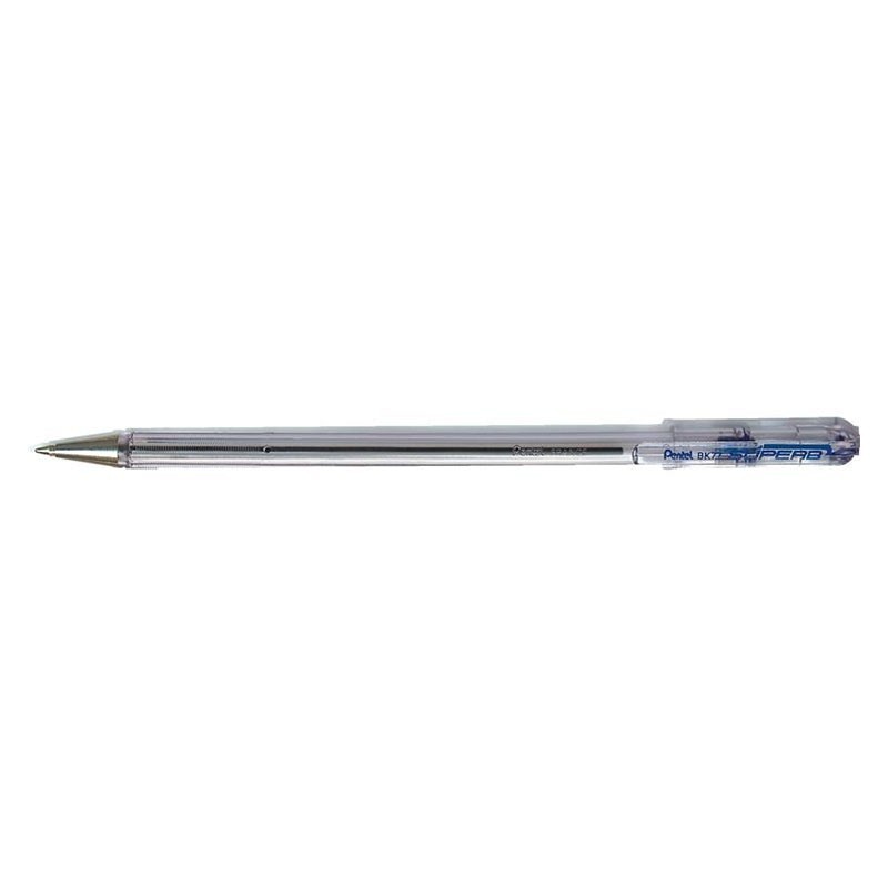 Esferográfica Pentel Superb Fine Point BK-77-C F Azul