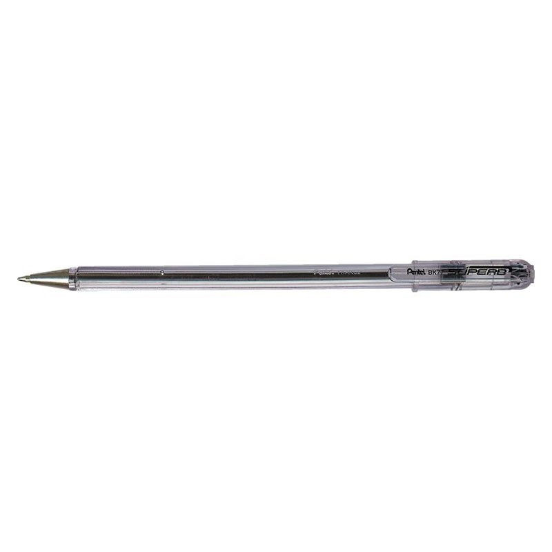 Esferográfica Pentel Superb Fine Point BK-77-A F Preto