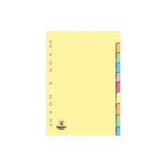 Separador de Cartolina A4 180g 10 Pestanas