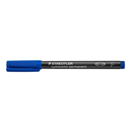 Marcador Staedtler 318-3 Lumocolor permanent F Azul