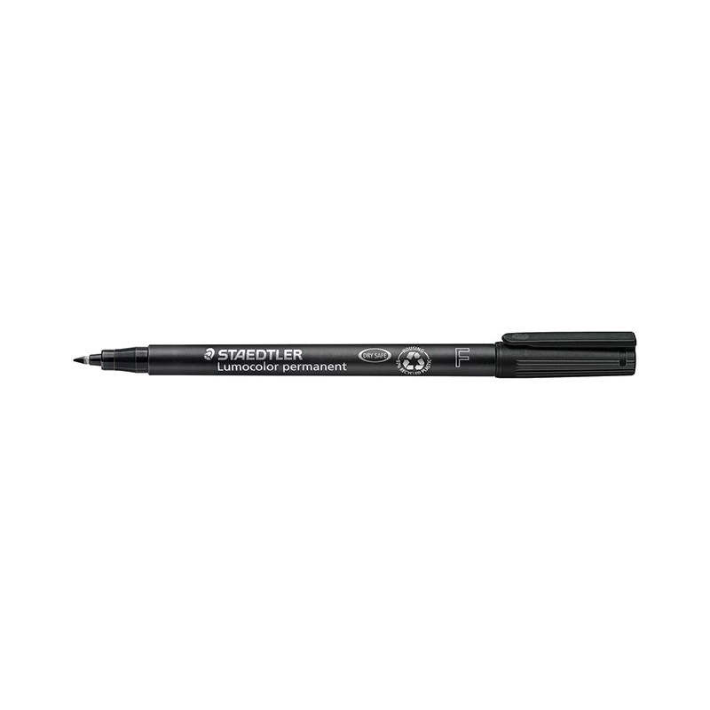 Marcador Staedtler 318-9 Lumocolor permanent F Preto