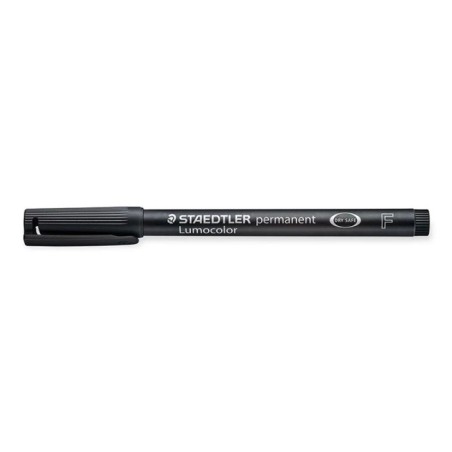 Marcador Staedtler 318-9 Lumocolor permanent F Preto