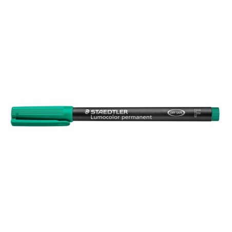 Marcador Staedtler 318-5 Lumocolor permanent F Verde