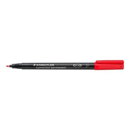 Marcador Staedtler 318-2 Lumocolor permanent F Vermelho