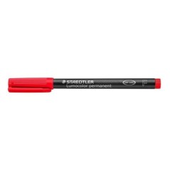 Marcador Staedtler 318-2 Lumocolor permanent F Vermelho
