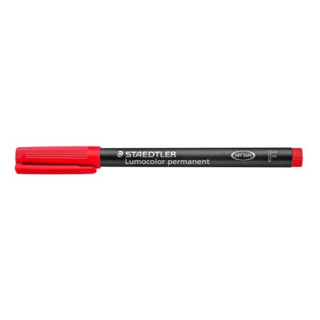 Marcador Staedtler 318-2 Lumocolor permanent F Vermelho