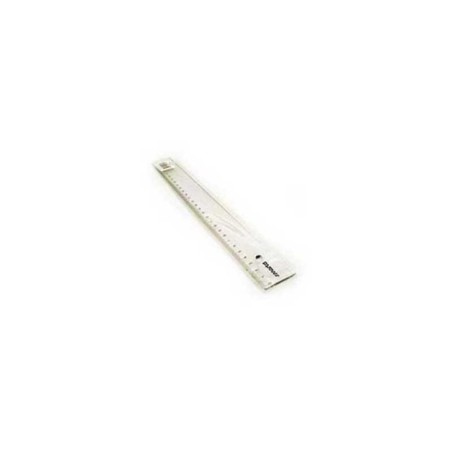 Régua de Plástico Cristal 30cm