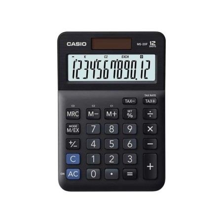 Calculadora de Secretária Casio MS-20F 12 Dígitos