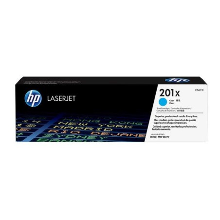 Toner HP LaserJet Original CF401X (201X) Cyan