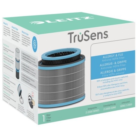 Filtro Hepa Leitz TruSens AR Z-2000 / Z-2500 (2415117) Alergias e Gripe