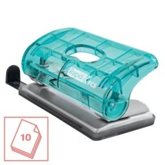 Furador Rapid Colour Breeze Mini FC5 5001332 10 Folhas 2 Furos Azul