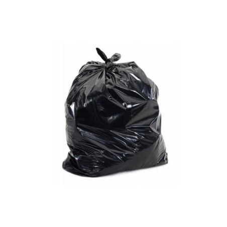 Sacos de Lixo em Plástico 52x58cm 30 Litros 11µm Preto Emb.25 em Rolo