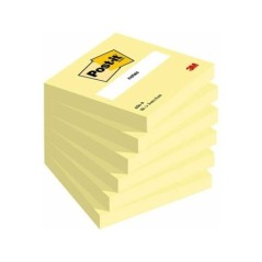 Bloco de Notas Adesivas Post-it 3M 654 76x76mm 100F Amarelo
