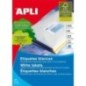 Etiquetas Adesivas Apli 01274 A4 105x37mm 100F Branco