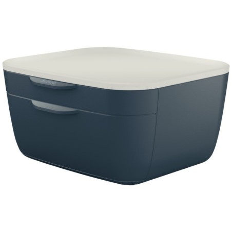 Bloco de 2 Gavetas Leitz Cosy 5357-00-89 Cinzento Veludo