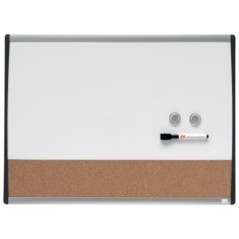 Quadro Combinado Nobo Home 58,5x43,0cm 1903810 Lacado Branco+Cortiça