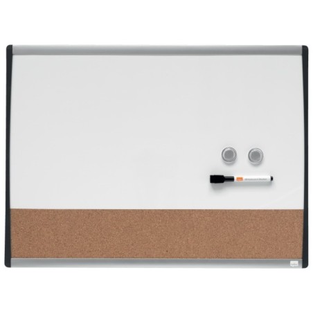 Quadro Combinado Nobo Home 58,5x43,0cm 1903810 Lacado Branco+Cortiça