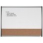 Quadro Combinado Nobo Home 58,5x43,0cm 1903810 Lacado Branco+Cortiça