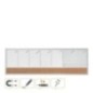 Quadro de Planeamento Nobo 1903780 19x58,5cm Semanal Branco+Cortiça Quadro de Planeamento Nobo 1903780 19x58,5cm Semanal Branco+Cortiça