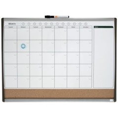 Quadro de Planeamento Nobo 1903813 43x58,5cm Mensal Branco+Cortiça