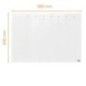 Quadro de Planeamento Nobo Glass 1915602 43x56cm Semanal Branco Quadro de Planeamento Nobo Glass 1915602 43x56cm Semanal Branco