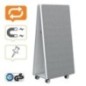 Conjunto 4x Quadros Nobo Move & Meet 180x90cm 1915569 Base Móvel Conjunto 4x Quadros Nobo Move & Meet 180x90cm 1915569 Base Móvel